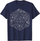 Dungeons & Dragons Celestial D20 T-Shirt - T-Shirt | Navy