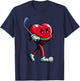 Golf Valentines Hearts Day Funny Lover Men Women T-Shirt - T-Shirt | Navy