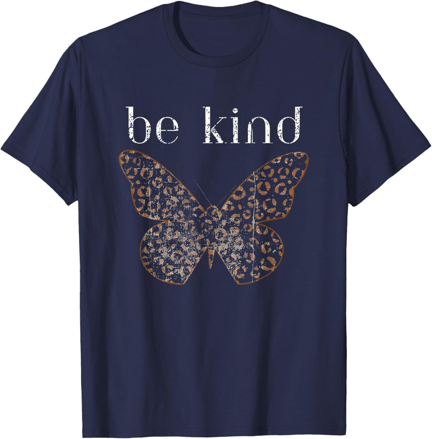Be Kind Butterfly T-Shirt - T-Shirt | Navy