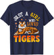 Just A Girl Who Loves Tigers Shirt Tiger Shirts For Girls T-Shirt - T-Shirt | Navy