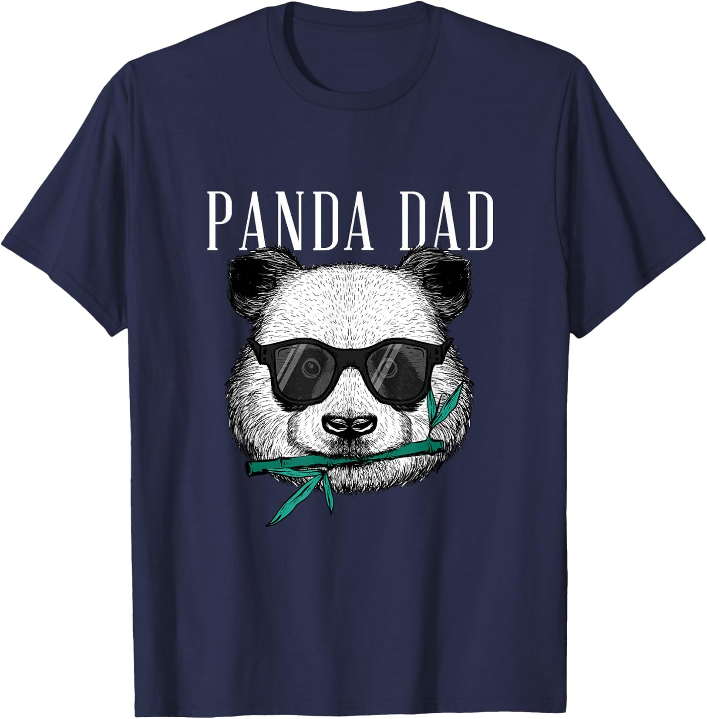 Papa Panda Bear - Coolster Father Funny Father's Day Sunglasses T-Shirt - T-Shirt | Navy