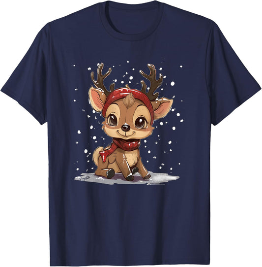 Baby Reindeer Costume for funny Festive Season T-Shirt - T-Shirt | Navy