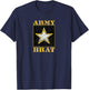 Military Themed Playful Patriotic United States Army Brat T-Shirt - T-Shirt | Navy