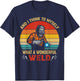 Retro and I Think to Myself What a Wonderful Weld - Welding Small T-Shirt - T-Shirt | Navy