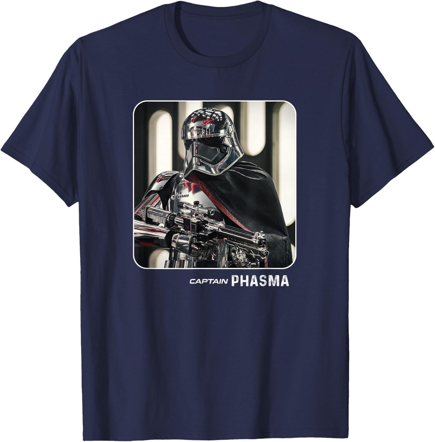 Star Wars The Force Awakens Captain Phasma T-Shirt - T-Shirt | Navy