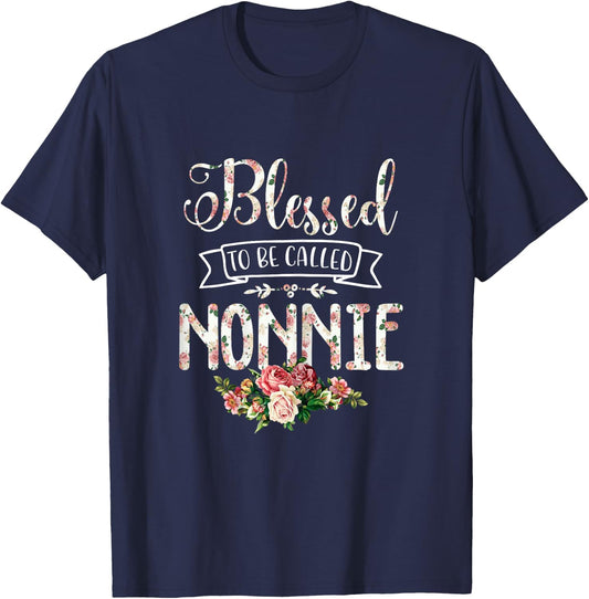 Blessed To Be Called NONNIE Proud T-Shirt - T-Shirt | Navy