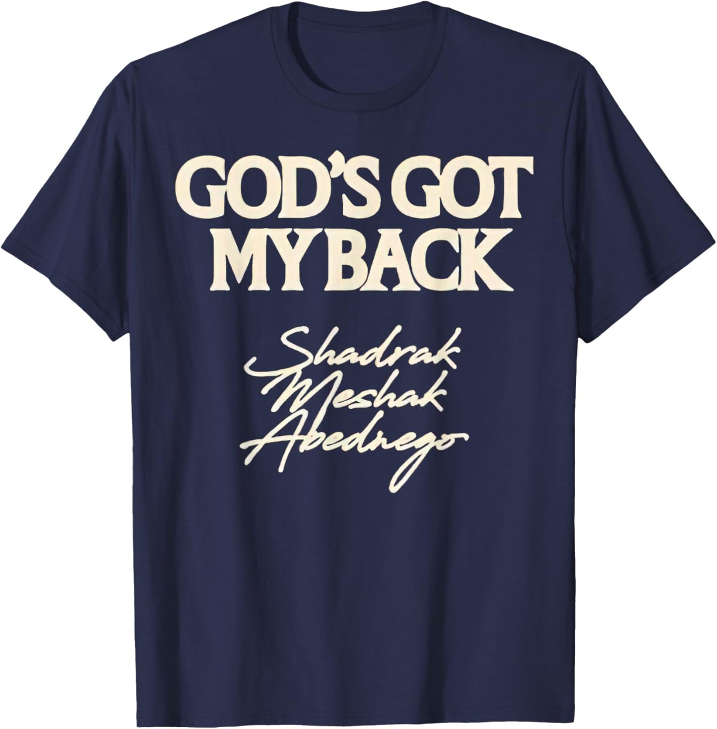 On Lake God's Got My Back 2024 T-Shirt - T-Shirt | Navy