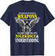God Gave His Archangels Weapons Because Even The Almighty T-Shirt - T-Shirt | Navy