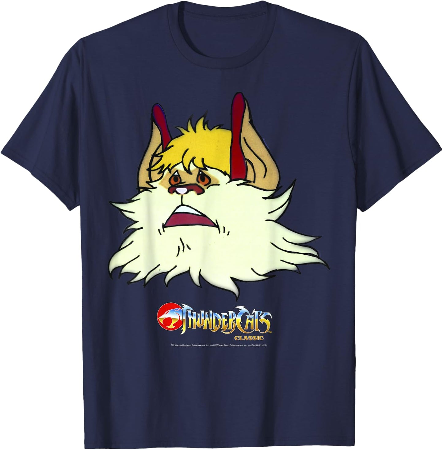 Thundercats Classic Snarf Big Face T-Shirt - T-Shirt | Navy