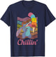 Disney Rainbow Stitch Ice Cream Chillin' T-Shirt - T-Shirt | Navy