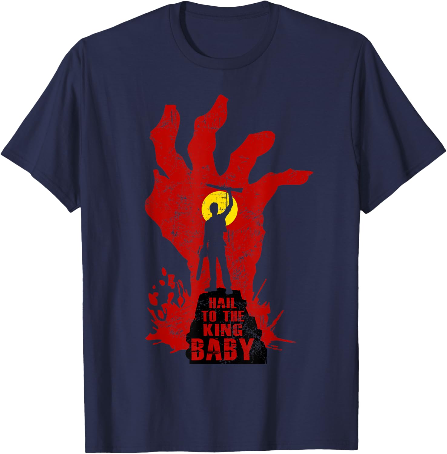Hails To Graphic Halloween Funny Outfits Horror Movies Kings T-Shirt - T-Shirt | Navy