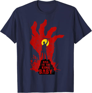 Hails To Graphic Halloween Funny Outfits Horror Movies Kings T-Shirt - T-Shirt | Navy