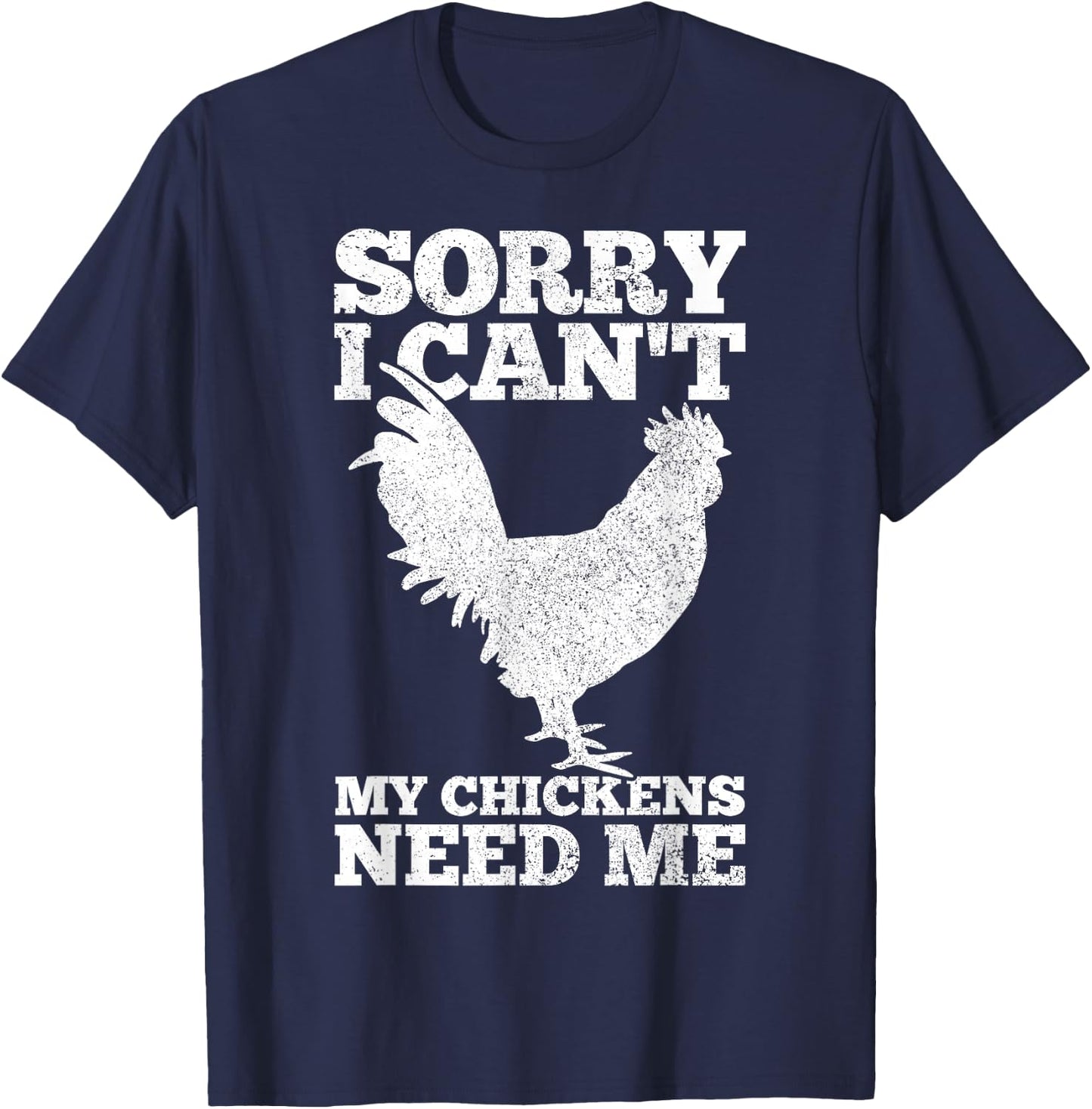 Chicken Mom Dad Funny Poultry Farmer Chicken Lover Gift T-Shirt - T-Shirt | Navy