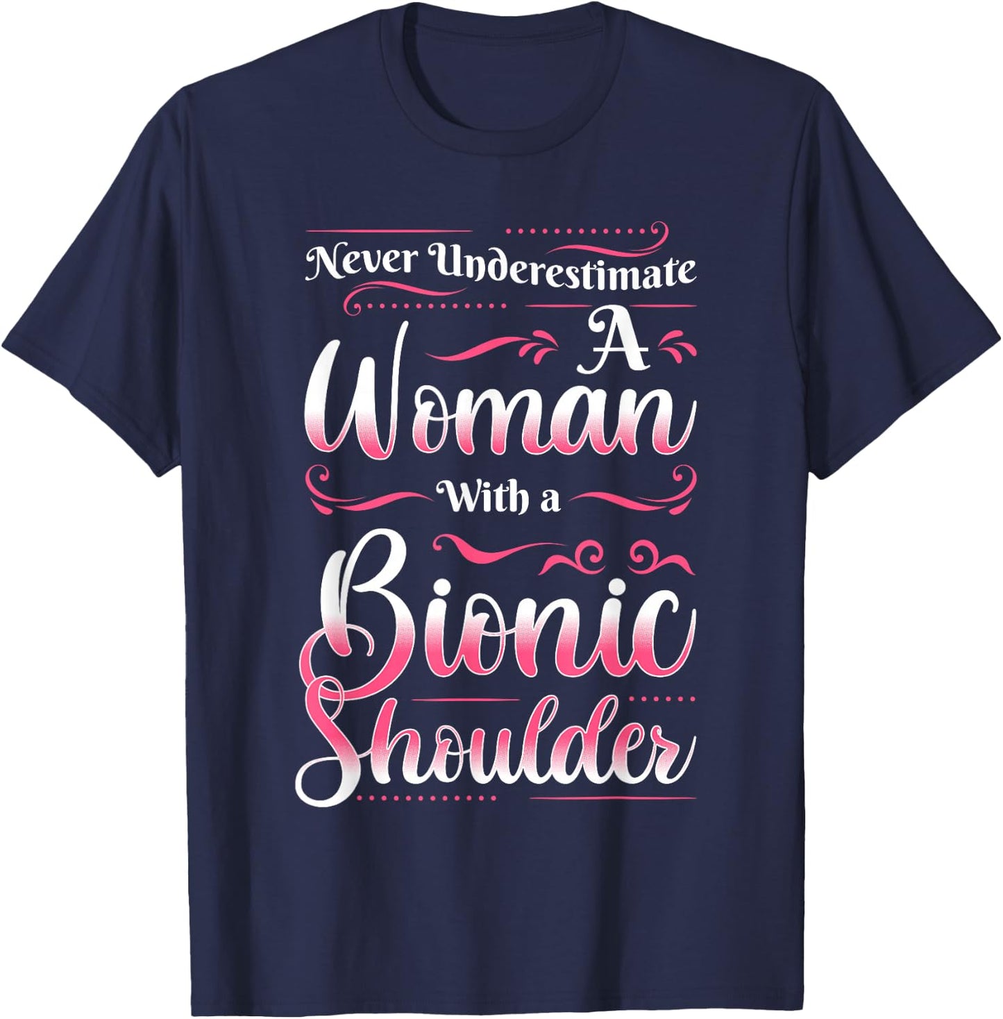 Shoulder Replacement Surgery Joint Glenohumeral Arthroplasty T-Shirt - T-Shirt | Navy