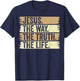 Retro Jesus The Way Truth and Life Vintage Christian Worship T-Shirt - T-Shirt | Navy
