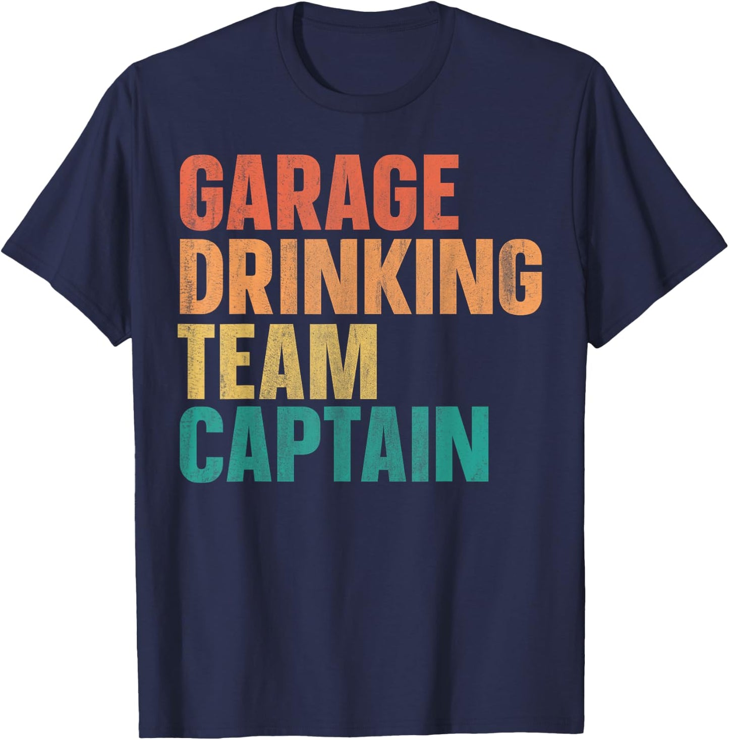Garage Drinking Team Captain T-Shirt - T-Shirt | Navy