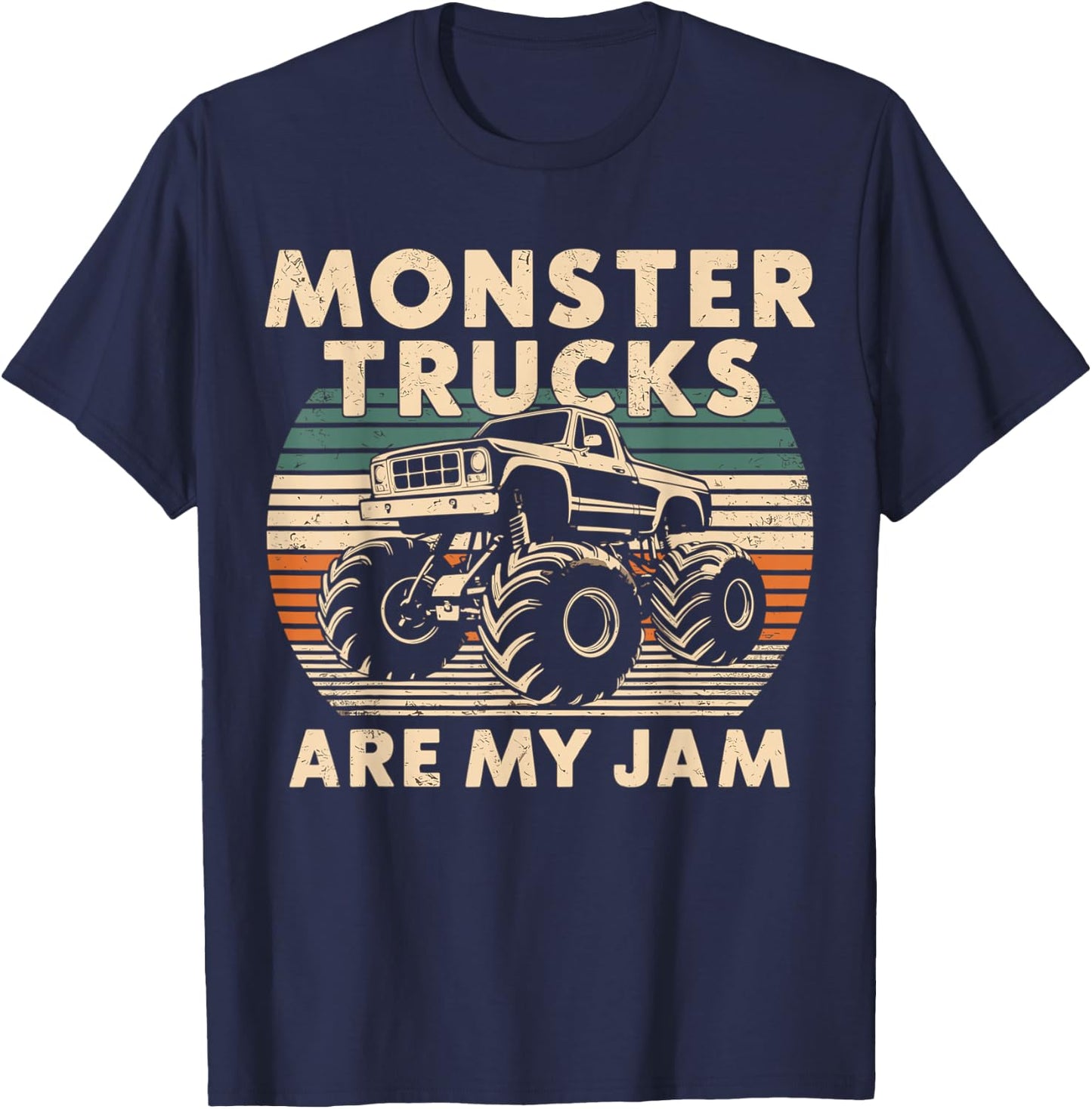 Monster Trucks are my Jam T-Shirt - T-Shirt | Navy