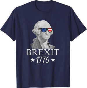 Brexit 1776 George Washington Revolution USA Independence T-Shirt - T-Shirt | Navy