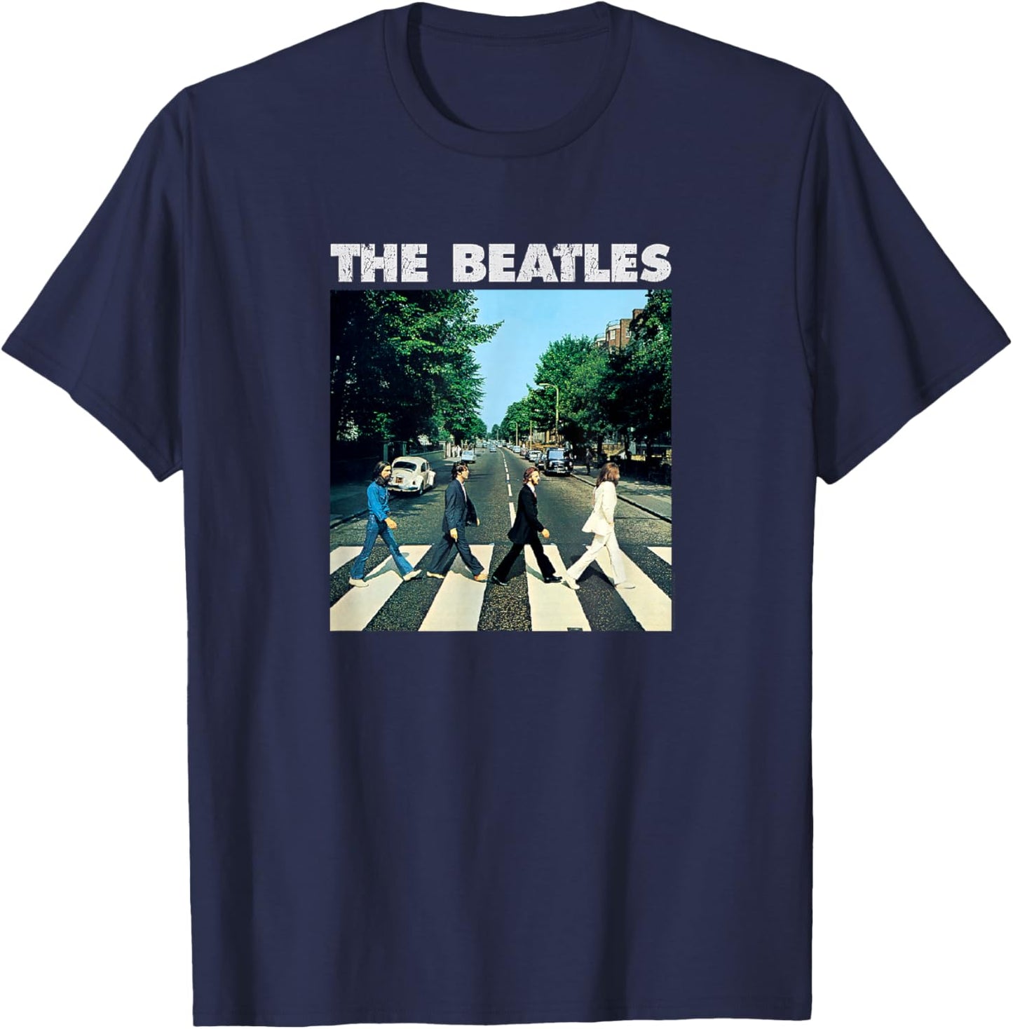 The Beatles - Crossing Abbey Road T-Shirt - T-Shirt | Navy