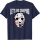 Let's Go Camping Serial Killer Horror Camp Halloween T-Shirt - T-Shirt | Navy