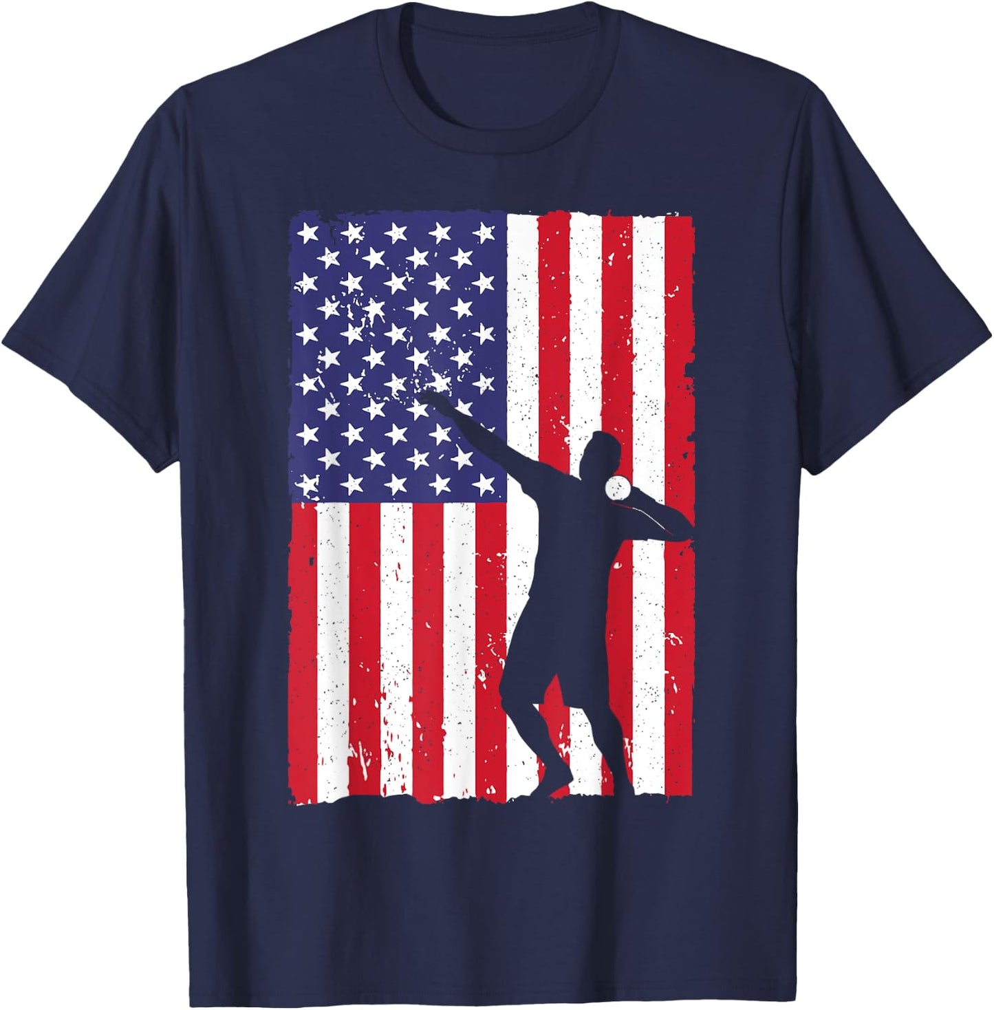 Cool Shot Put Design Women Track And Field Shot Put T-Shirt - T-Shirt | Navy