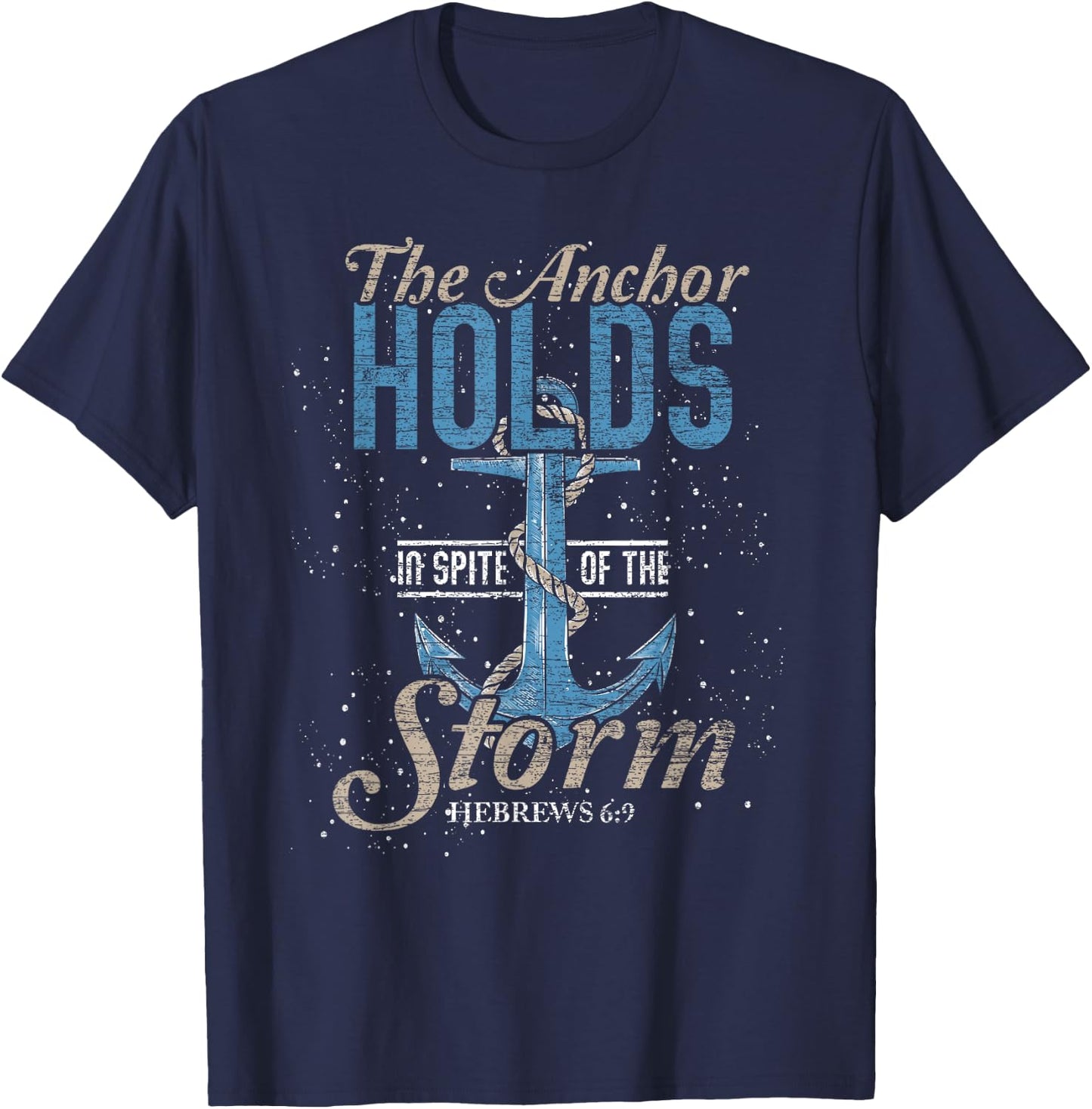 Holy Bible Spiritual Christian Gift Bible Verse Prayer T-Shirt - T-Shirt | Navy