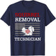 Squirrel Removal Technician Varmint Squirrel Hunting Lover T-Shirt - T-Shirt | Navy