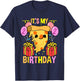Its My 2nd Birthday Pizza T-Shirt - T-Shirt | Navy