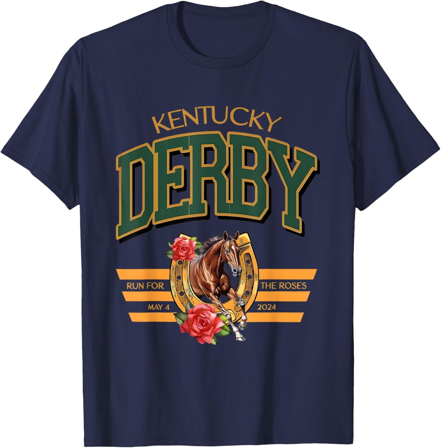 Vintage It's Derby 150 Yall 150th Horse Racing KY Derby Day T-Shirt - T-Shirt | Navy