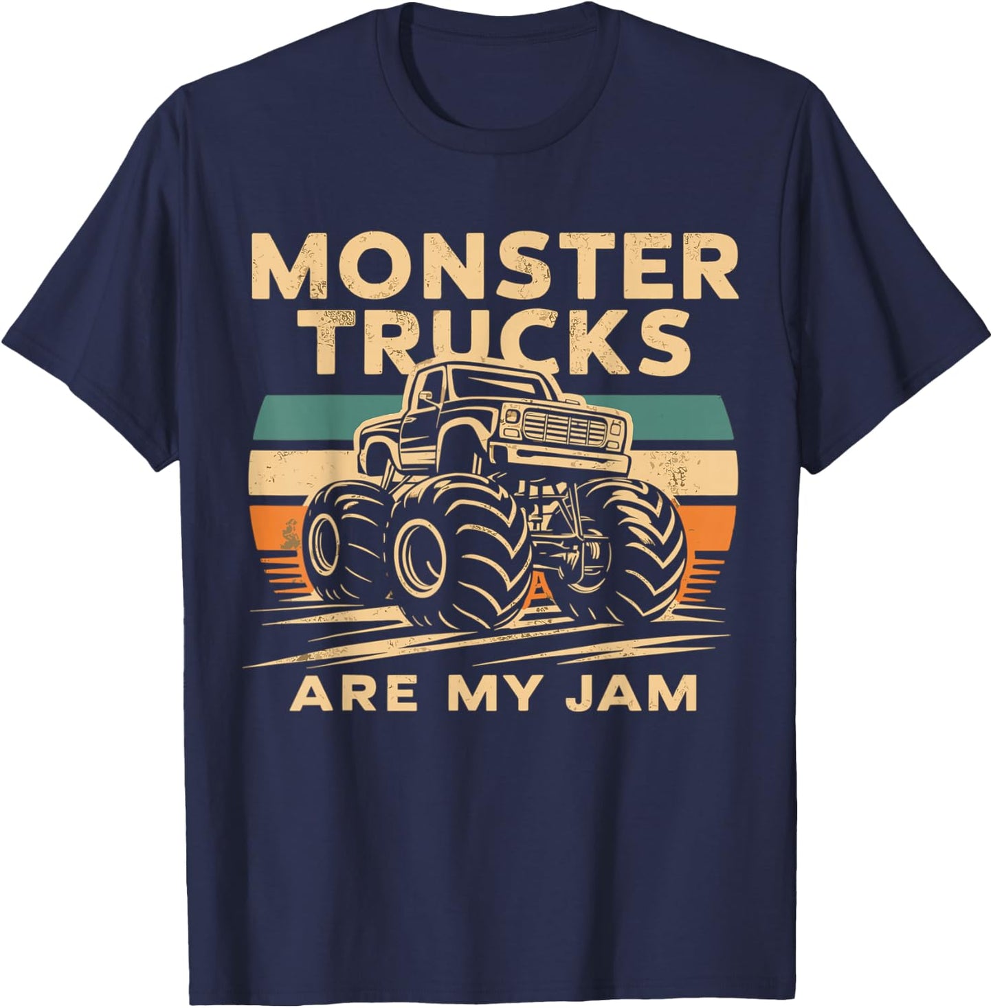 Monster Trucks are my Jam T-Shirt - T-Shirt | Navy