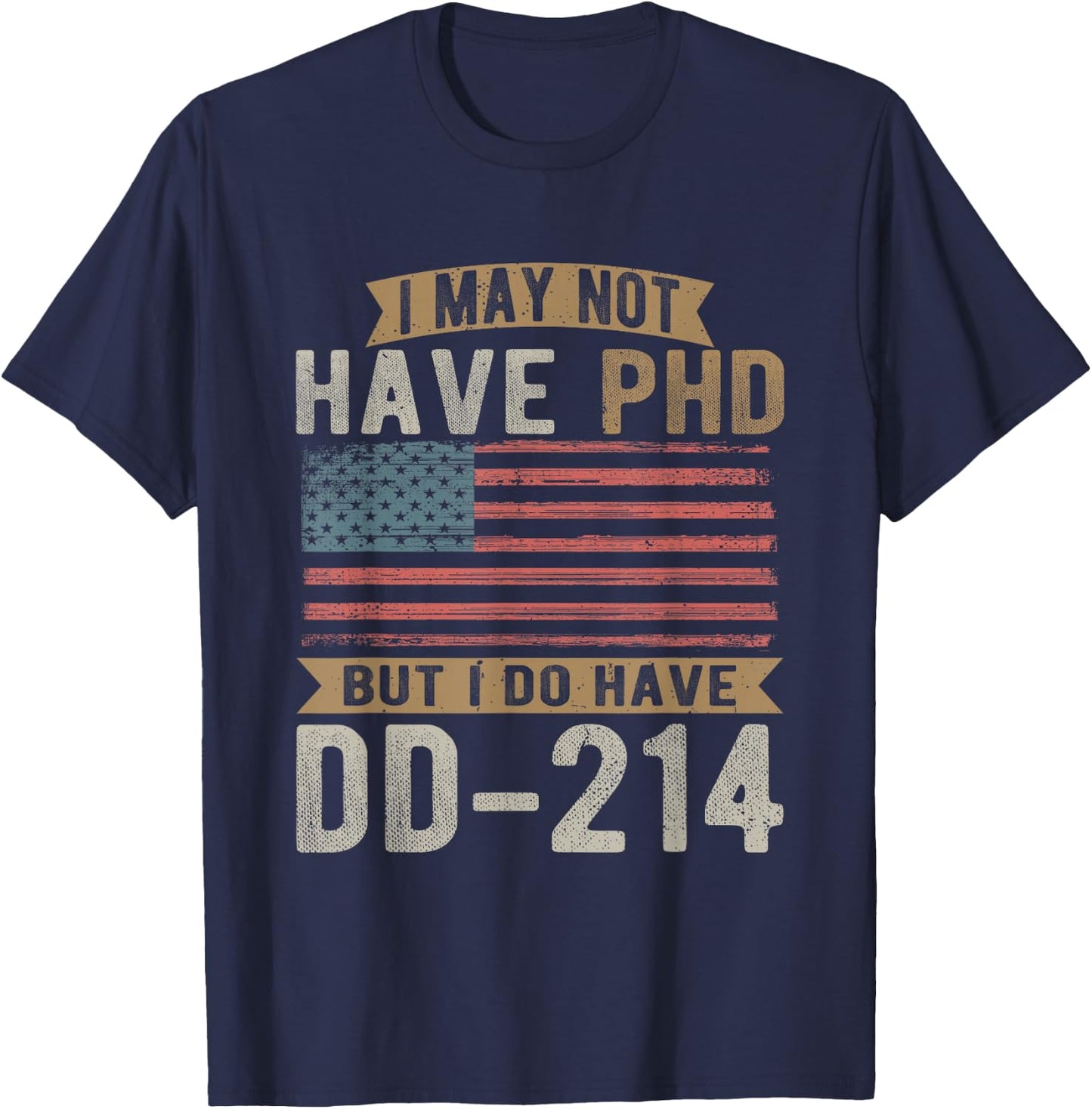 US Veteran, DD-214, Funny Army, Vietnam Veteran T-Shirt - T-Shirt | Navy