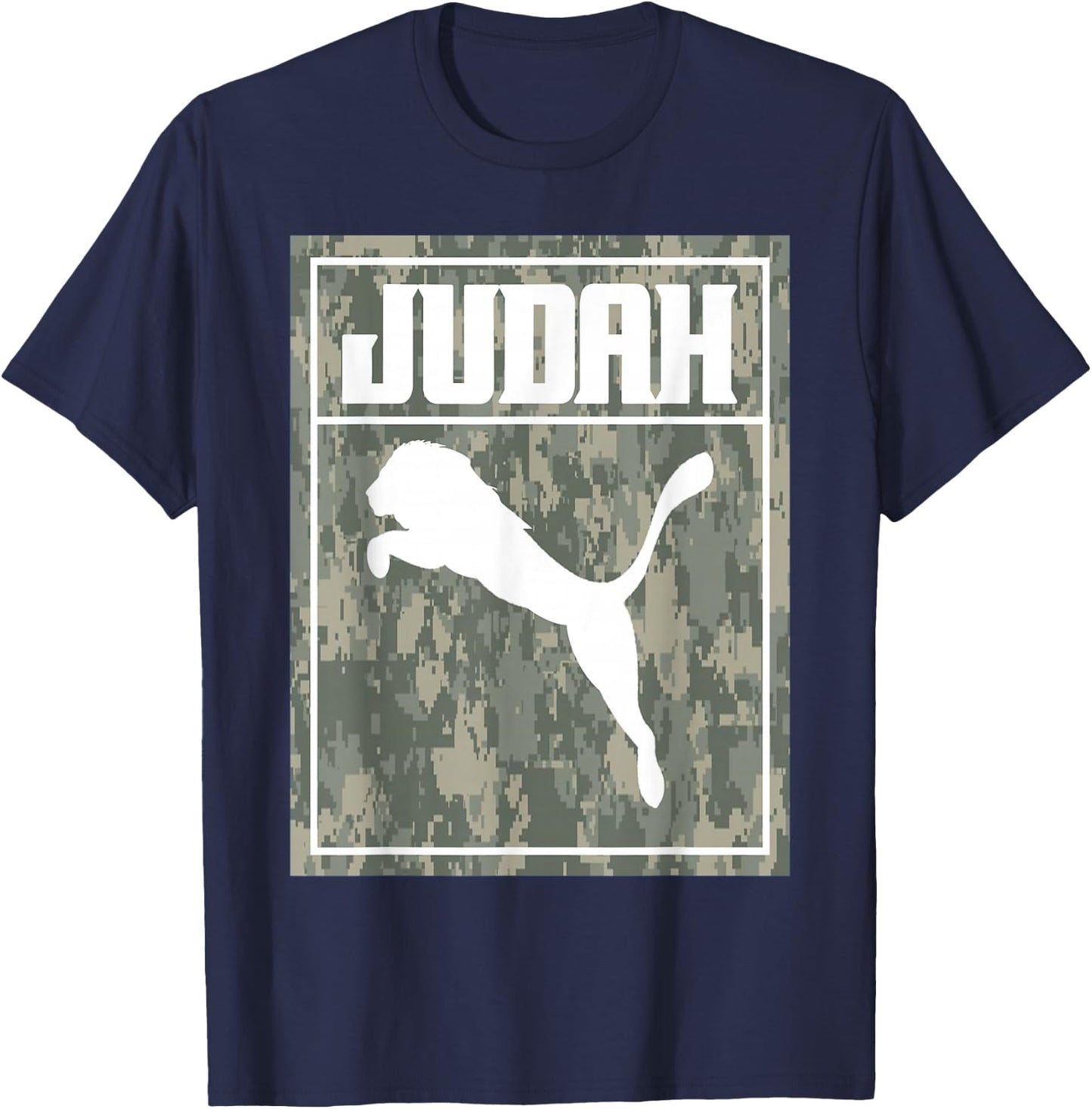 Hebrew Israelite Lion of Judah T-Shirt - T-Shirt | Navy