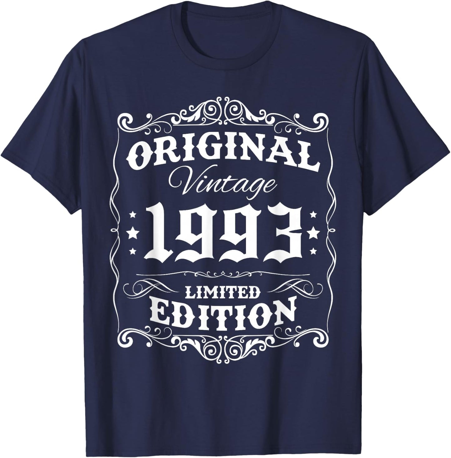 Original Vintage 1993 Limited Edition Classic 1993 Men Women T-Shirt - T-Shirt | Navy