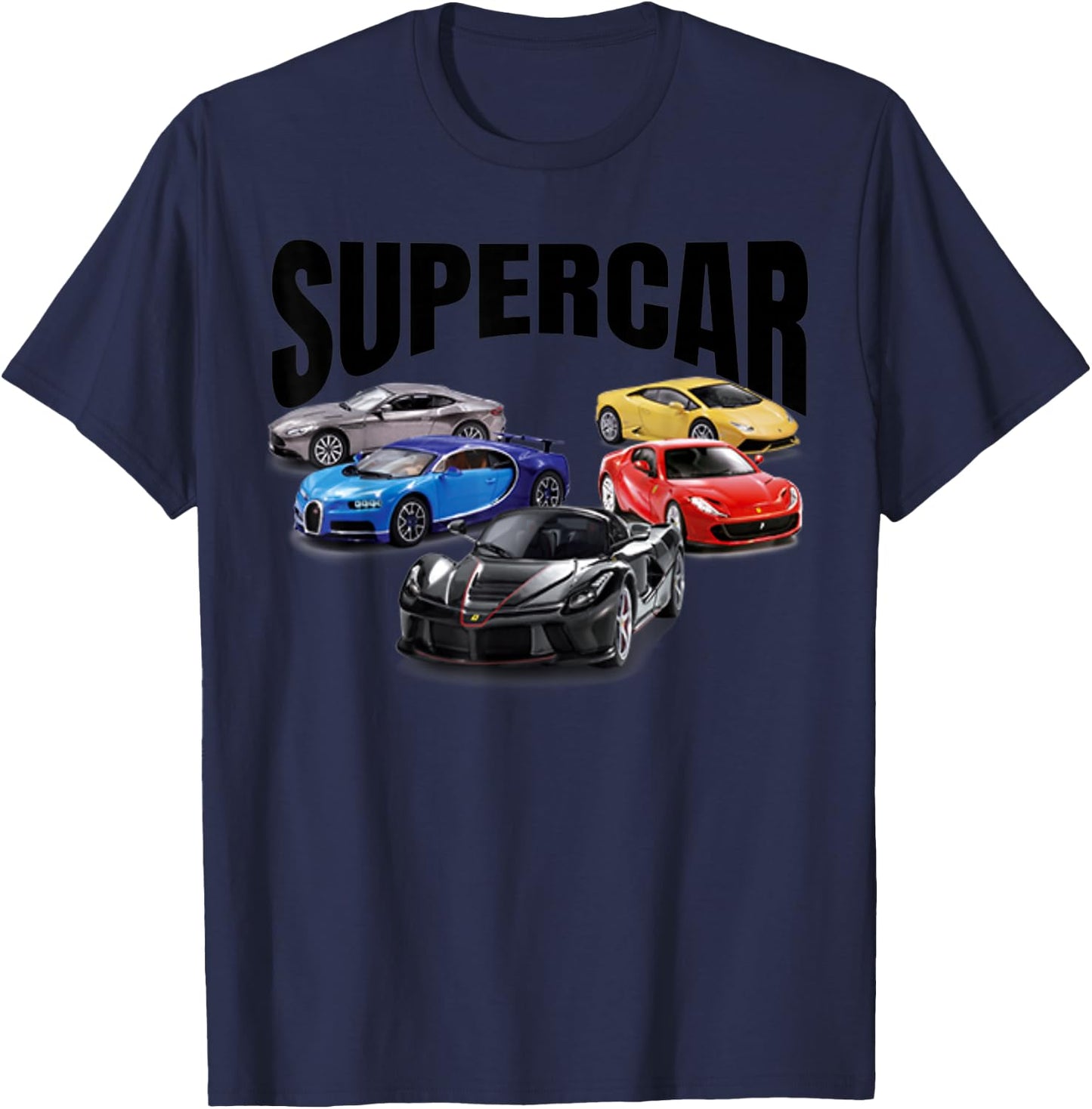 The best Supercar racing fan on the planet. T-Shirt - T-Shirt | Navy