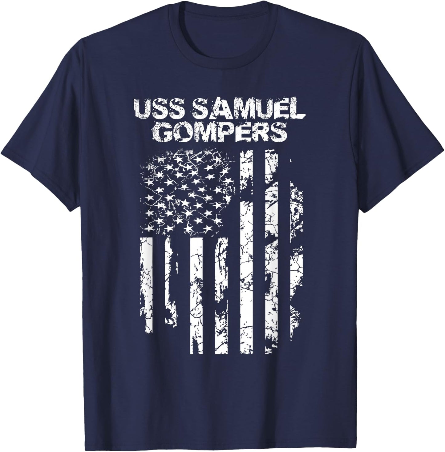 USS Samuel Gompers Veteran T-Shirt - T-Shirt | Navy