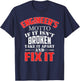 Computergear Funny Engineers Motto Engineering T-Shirt - T-Shirt | Navy