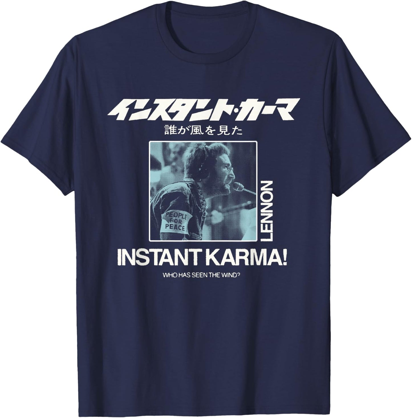 John Lennon - Karma! T-Shirt - T-Shirt | Navy