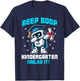 Dabbing Robot Kindergarten Graduation Cap Diploma Boys Kids T-Shirt - T-Shirt | Navy