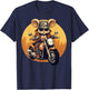 Cool Mouse on the Motorcycle T-Shirt - T-Shirt | Navy