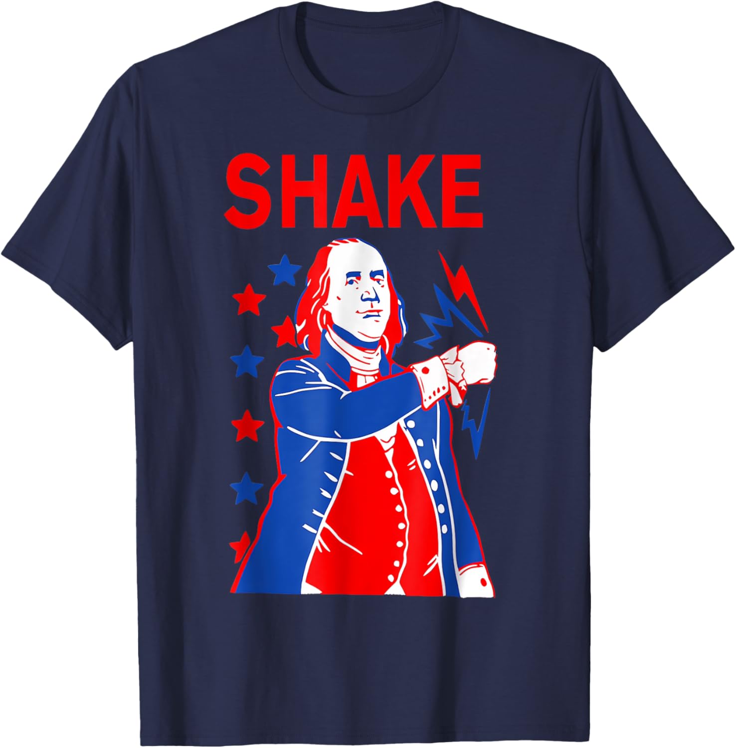 Shake and Bake Matching 4th Of July, Shake T-Shirt - T-Shirt | Navy