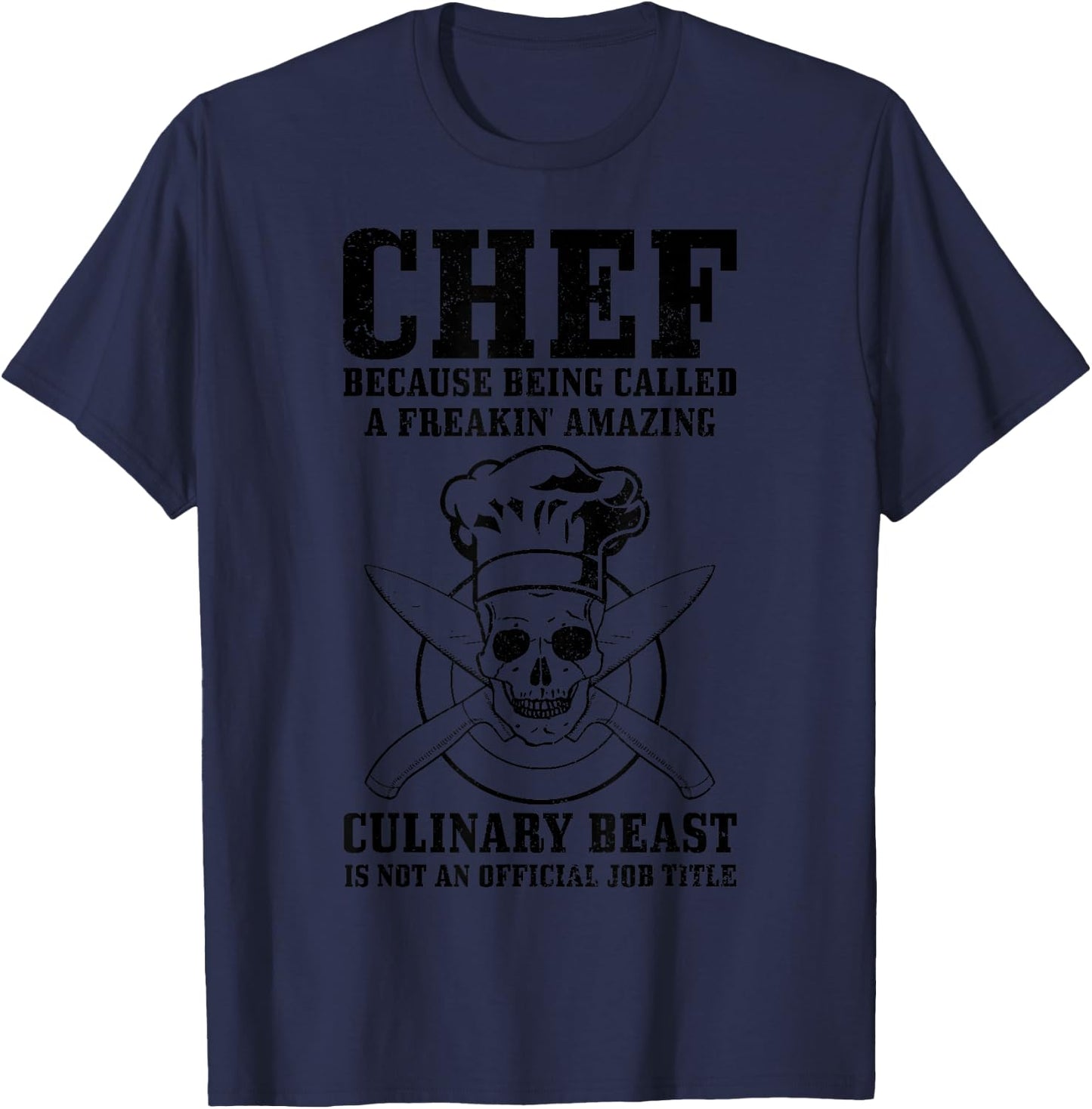 Funny Cooking Gift T-Shirt - T-Shirt | Navy