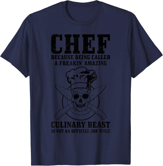 Funny Cooking Gift T-Shirt - T-Shirt | Navy