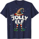 I'm The Jolly Elf Family Matching Group Christmas T-Shirt - T-Shirt | Navy