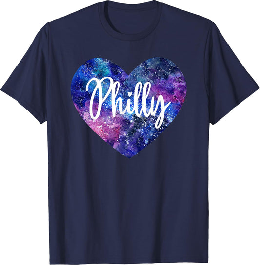 I Love Philly Philadelphia T-Shirt - T-Shirt | Navy