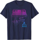 Ripple Junction x Atari Neon 80’s Console Pink & Blue Design T-Shirt - T-Shirt | Navy