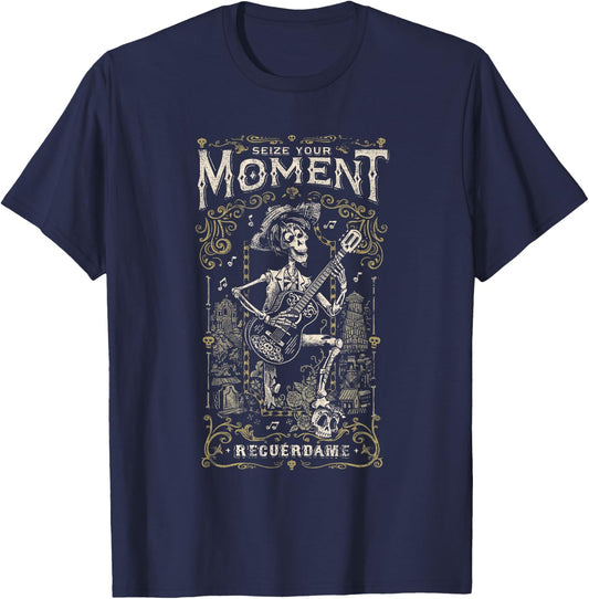 Disney and Pixar's Coco Héctor Recuérdame Seize Your Moment T-Shirt - T-Shirt | Navy