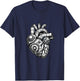 Anatomical Robot Heart Cardiologists Medical Students T-Shirt - T-Shirt | Navy