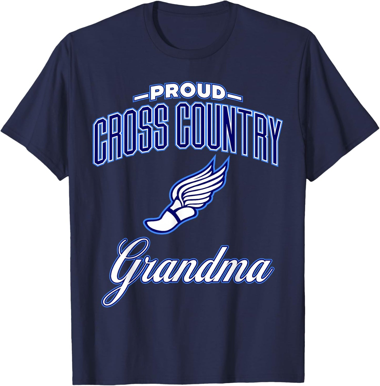 Cross Country Grandma T-Shirt - T-Shirt | Navy
