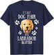 It's Not Dog Hair It's Labrador Glitter Retriever Owner Gift T-Shirt - T-Shirt | Navy