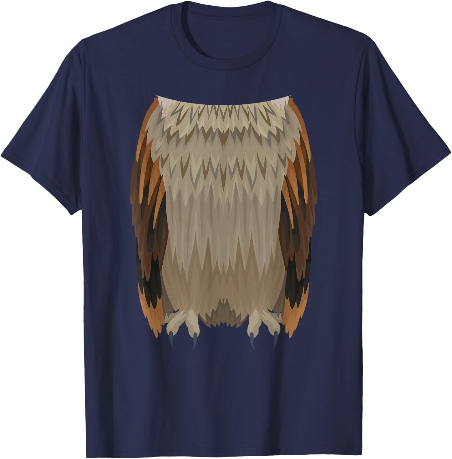 Funny Headless Owl Easy Halloween Costume T-Shirt - T-Shirt | Navy